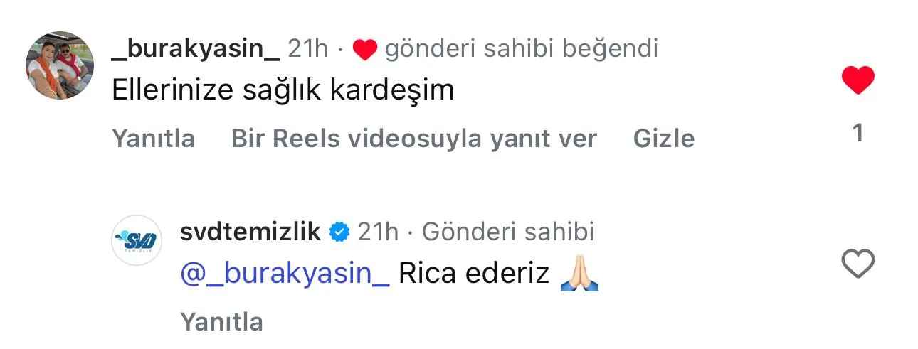SVD Temizlik müşteri yorumu koltuk yıkama Ankara